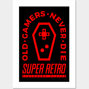 Old Gamers Never Die Posters and Art